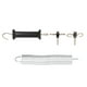 thumbnail image 1 of Kit de puerta eléctrica para valla de hierro PP, 5 metros, accesorio para puerta con resorte para animales, clavo aislado incluido, manejo de ganado, 1 of 10