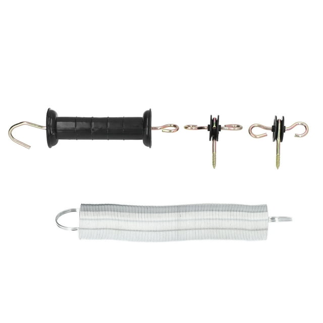 Electric Fence Gate Kit, Durbale Electronic Fence Spring Door Accessory Wear Resistant For Meadow