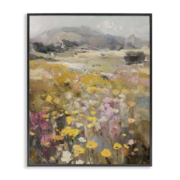 Stupell Industries Contemporary Meadow's Heartbeat Abstraction Black Framed Giclee Art, 11 x 14, by Svetlana Aleynikova