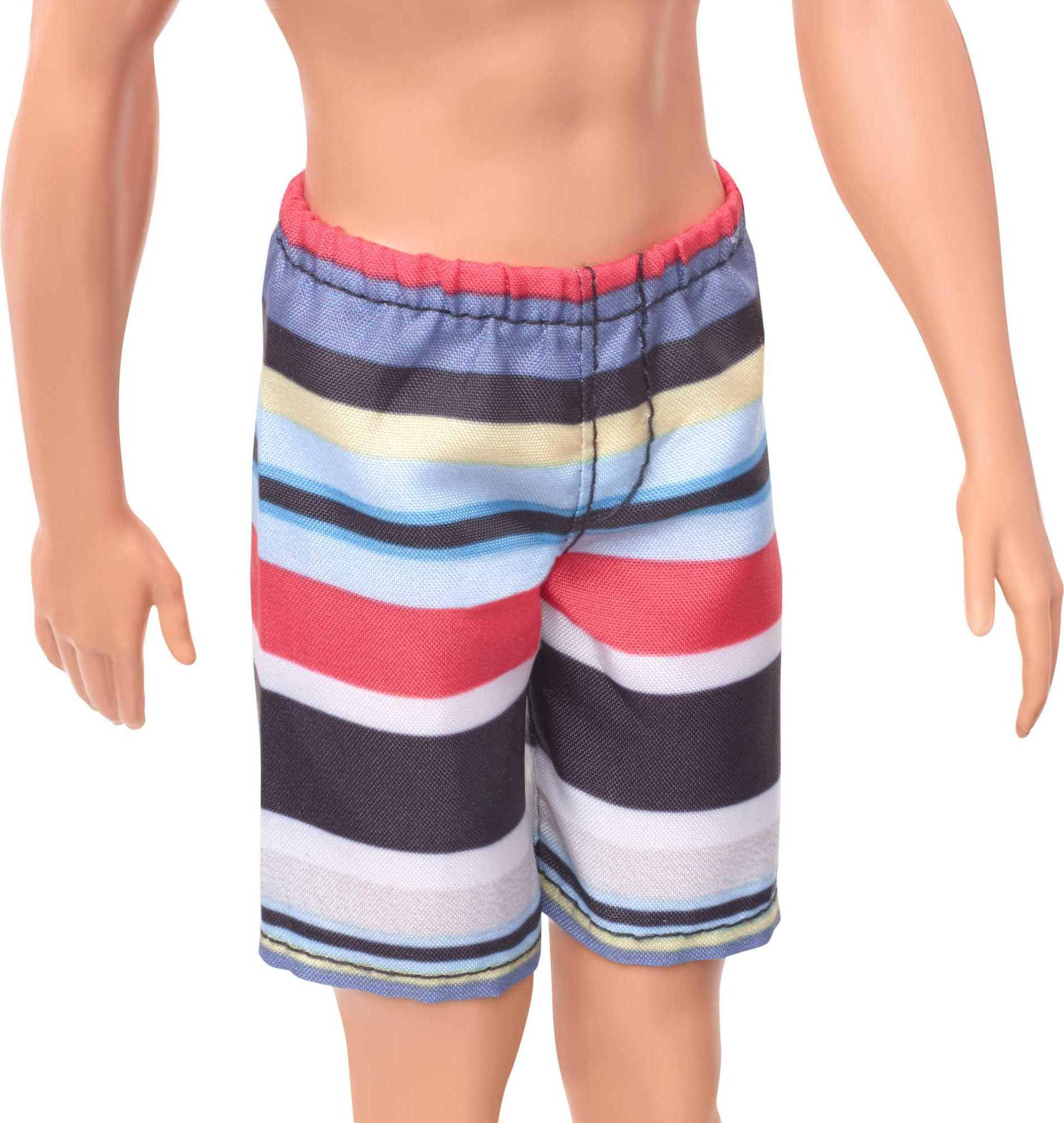 Barbie Ken Beach Doll with Blonde Hair & Striped Swimsuit - image 2 of 5