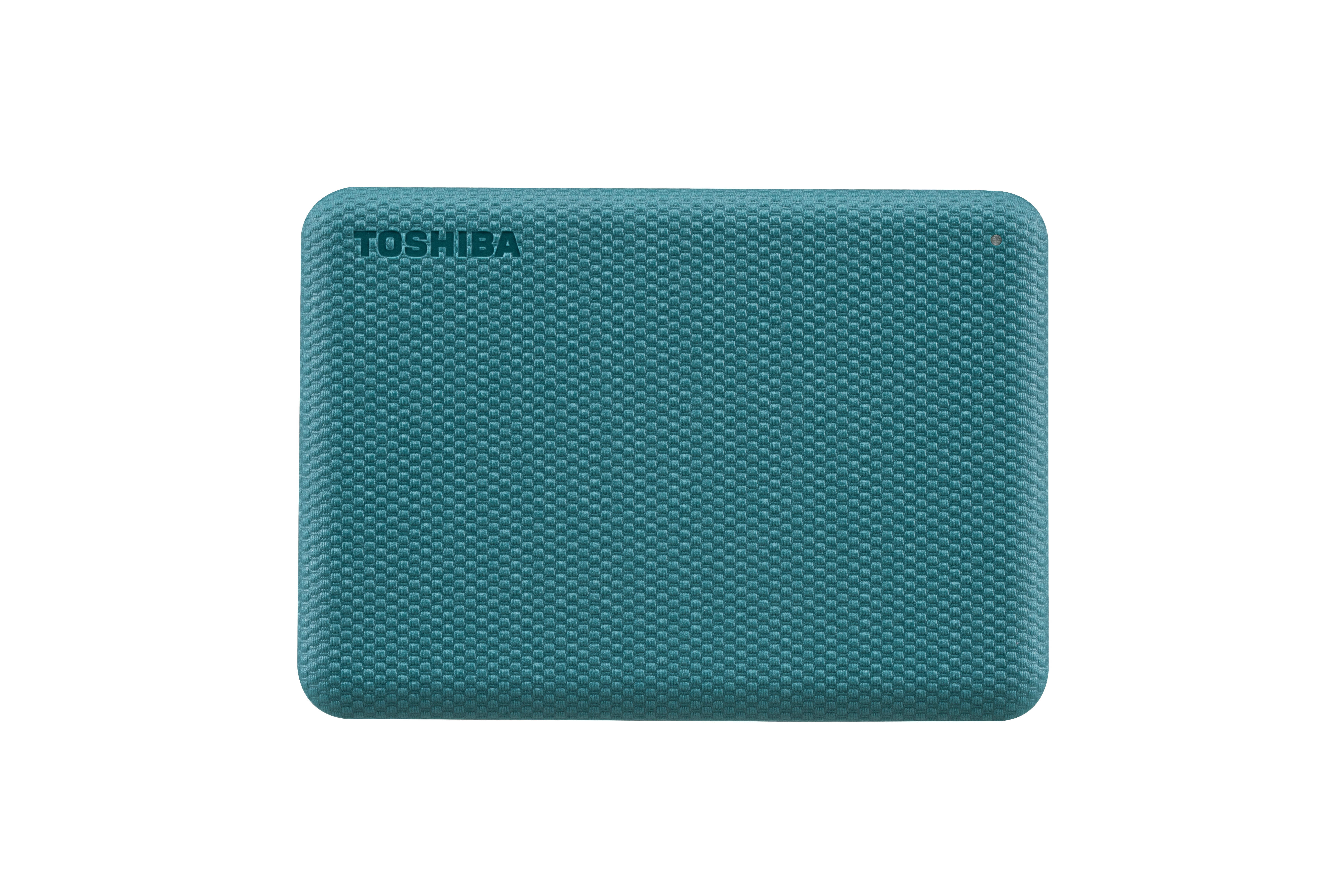 Toshiba Canvio Advance Plus Portable External Hard Drive 4TB - Green