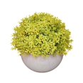 thumbnail image 1 of Bola de hierba artificial en maceta, simulación de hierba, decoración de plantas, decoración de la mesa de la oficina en casa, hierba tipo 3, amarillo Advancent HA7593-07B, 1 of 6