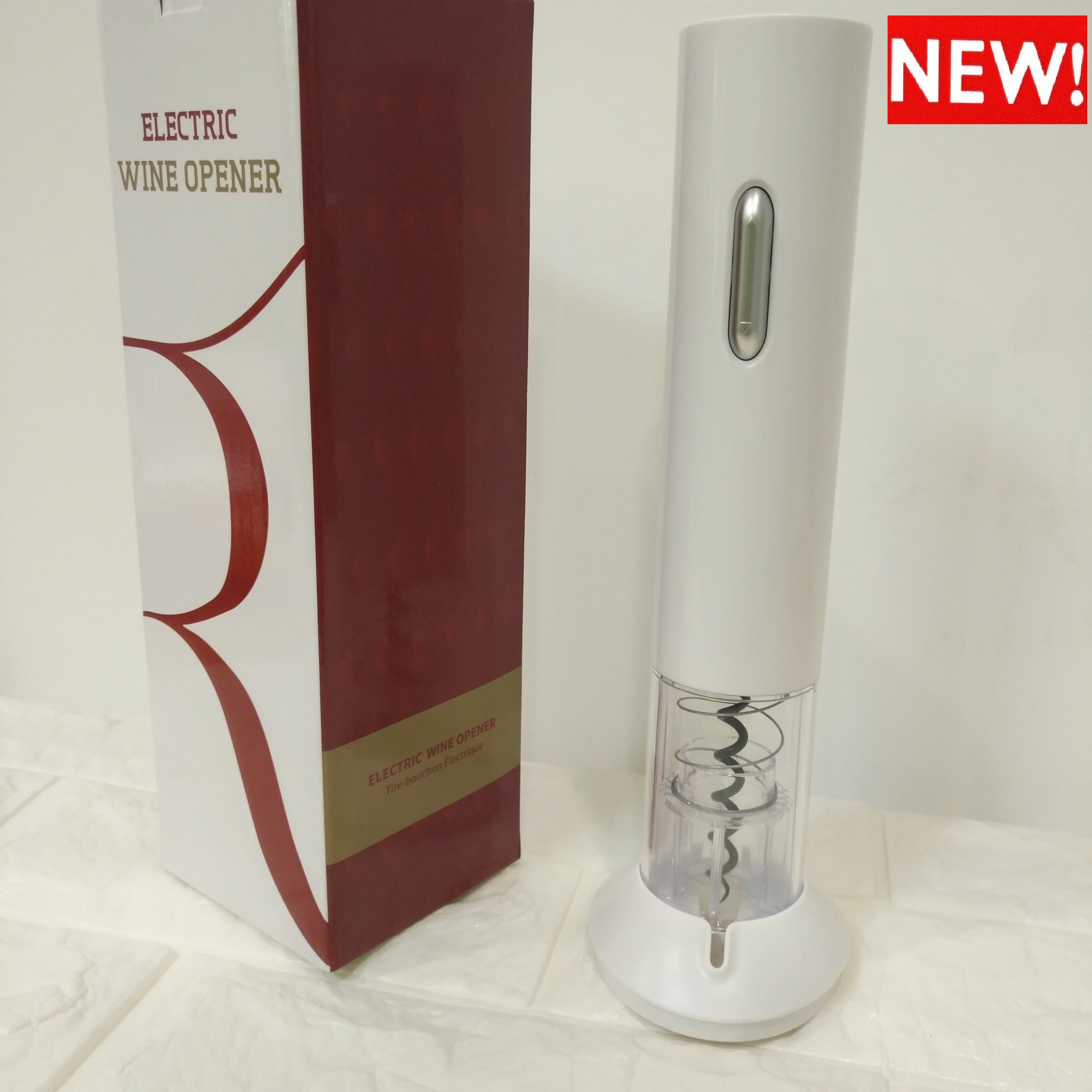 2 Pack Wine Opener Electric Wine Bottle Opener with Cutter Automatic