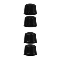 Hemoton 4 pcs Atv Wheel Hub Rubber Caps For 110-250cc Replacement Tire Wheel Hub Cap Accessory For Trailers Golf Carts And Go-Karts