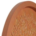 thumbnail image 6 of American Art Decor Boho Rustic Farmhouse Wood Framed Wall Medallion - Burnt Orange 17", 6 of 6