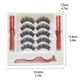 thumbnail image 3 of Promotional activities!Five Pairs Of Magnet Magnetic False Eyelashes Magnetic Eyeliner Liquid Eyelash Set Magnetic Magnet Eyelashes, 3 of 8
