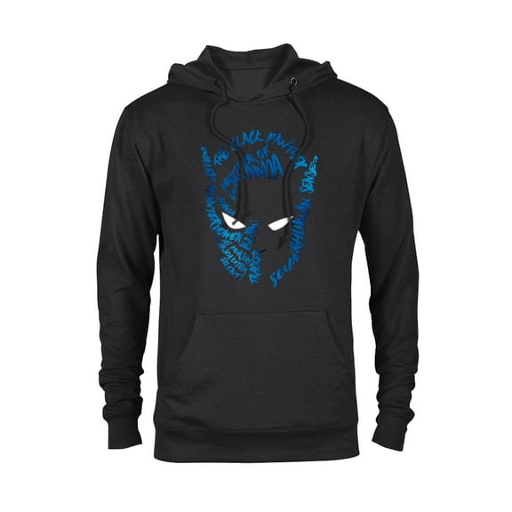 Marvel Black Panther Silhouette Mask - Pullover Hoodie for Adults - Customized-Black