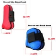 thumbnail image 3 of LOVIVER Cheval Protection Sport Brossage Jambe Tendon Protéger Équitation Jaune, 3 of 8
