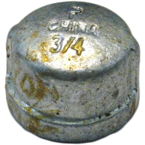 GALCAP34 Galvanized Cap, 3/4 Inch