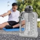 thumbnail image 5 of Botella de agua de gran capacidad, botella de agua deportiva reutilizable Tritan sin BPA (1500ml)., 5 of 5