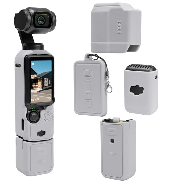 Funda protectora compatible con DJI Osmo Pocket 3 - Gris