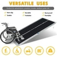 thumbnail image 3 of FreeLung 6FT Non-Skid Wheelchair Ramp Traction Folding Aluminum Scooter Mobility Handicap Ramps, 3 of 6