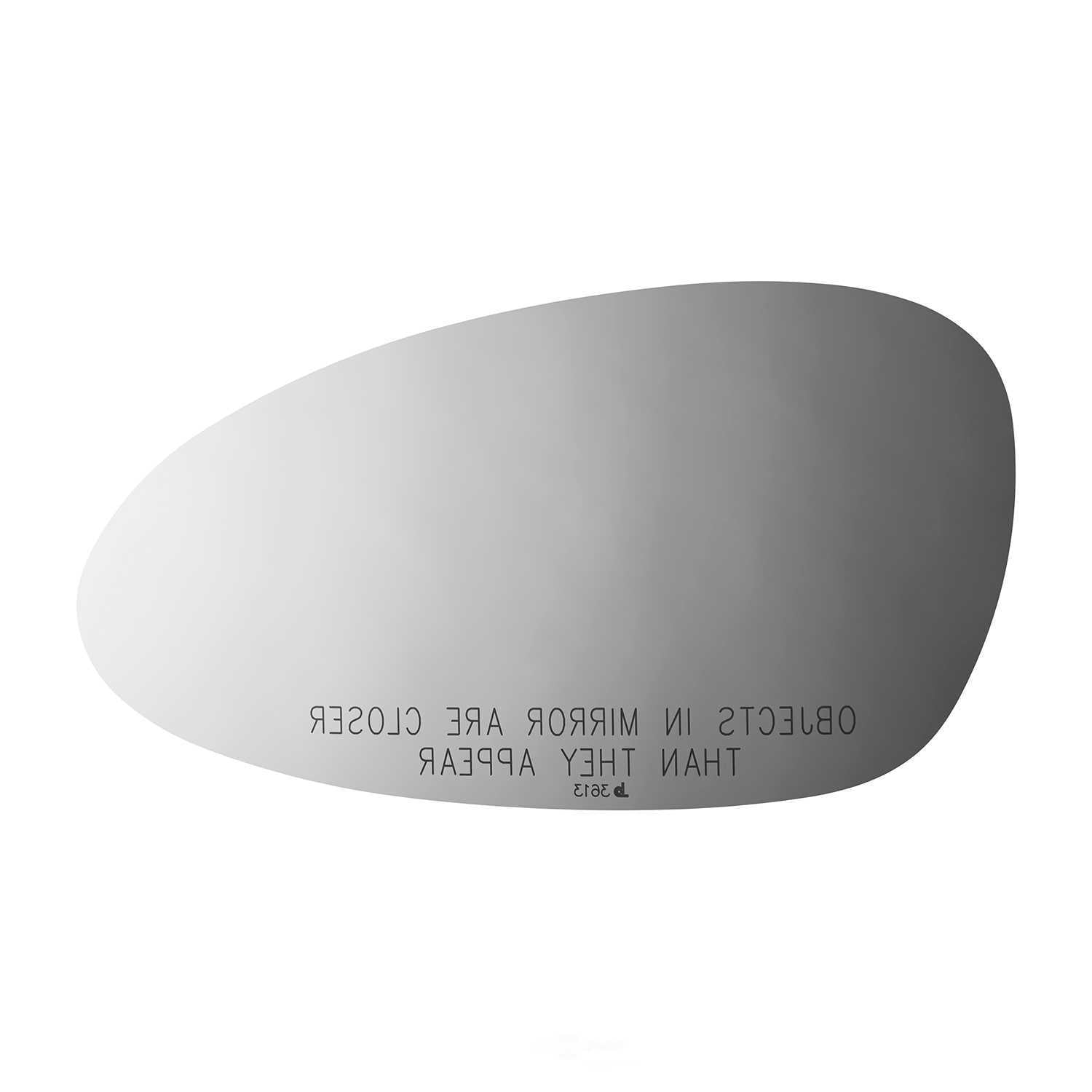 Burco Side View Mirror Replacement Glass - Clear Glass - 3613
