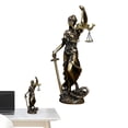 thumbnail image 5 of Lady Justice Statue, Lawyer Lady Justice Resin Decor, Justice Fairness Goddess Statue Greek Mythology Ornaments for Lawyer Studio Desk, 5 of 9