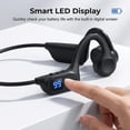 thumbnail image 5 of 2026 Upgrade Bone Conduction Headphones, Open-Ear Wireless Earbuds with 8Hrs Playtime, 180mAh Battery, Pain-Free Fit, Waterproof for Running, Gym & Outdoor, 5 of 6