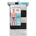 thumbnail image 2 of Fruit of the Loom 5-Pack Black and Grey Sport Briefs, 2 of 3