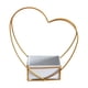 thumbnail image 1 of Cesta de flores en forma de corazón Diseño simple Regalo ideal único Geométrico moderno para 32CMX15CMX11CM, 1 of 9