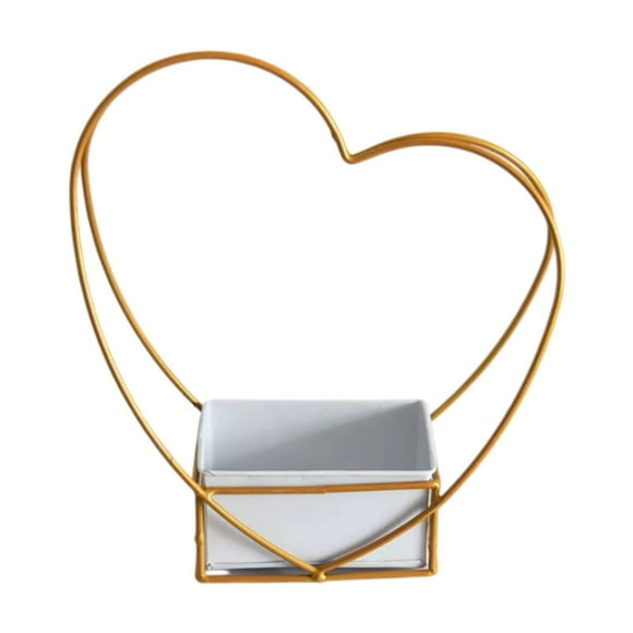 Baneta de flores en forma de corazón Geométrica Moderna Moderns Simple Diseño simple 32CMX15CMX11CM