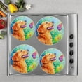 thumbnail image 7 of Gas Stove Burner Cover,White Electric Stove Top Protector,Easy to Clean,Golden Retriever And Butterfly In A Watercolor Scene, 7 of 7