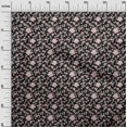 thumbnail image 3 of oneOone Rayon Black Fabric Floral Sewing Craft Projects Fabric Prints By Yard 56 Inch Wide, 3 of 4