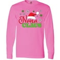 thumbnail image 3 of Inktastic Nana Claus with Christmas Santa Hat and Snowflakes Long Sleeve T-Shirt, 3 of 5