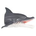 thumbnail image 3 of Juguete De Marioneta De Mano De Delfín, Aprendizaje Realista Del Entretenimiento Marioneta De Mano De Delfín Para Bañarse En La Playa Para Piscina ANGGREK Dolphin Head Hand Puppet, 3 of 8