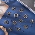 thumbnail image 4 of 1 Set 12Pcs Tibetan Style Alloy Buttons with Screws for Purse Bags Leather Crafts Decoration Star 25mm, 4 of 8