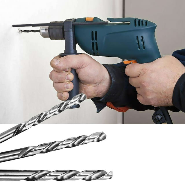 10Pcs High-Speed Steel Trill Bit Opener High-Speed Steel Wood Iron Tapper Straight Shank Wear-Resisting Drill, 1mm