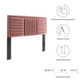 thumbnail image 5 of Believe Channel Tufted Performance Velvet Full/Queen Headboard, 5 of 7