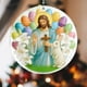 thumbnail image 1 of Adorno acrílico de Pascua de doble cara de 8 cm | Talla de la Crucifixión y la Resurrección | Decoración colgante ligera y duradera con anilla dorada | Regalo para decoración festiva religiosa | Uso, 1 of 6