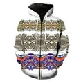 thumbnail image 1 of Sudadera con capucha y cremallera estilo nacional retro para hombre, primavera, gran tamaño, estampado 3D, hip hop, unisex, gran oferta 2024, sudaderas divertidas, tops Harajuku, 1 of 6