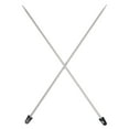 thumbnail image 4 of Quicksilver Single Point Knitting Needles 10"-Size 6/4mm, Pk 6, Quicksilver, 4 of 13