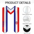 thumbnail image 6 of Emblem of Croatia Graduation Stole Shawl Sash Honor For Study Aboard International Students, 6 of 9