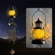 thumbnail image 1 of Fiudx Campanas de Viento Solares, Decoración Exterior Impermeable, Diseño Único de Lámpara de Aceite de Piña de Hierro, Luz Solar de Bajo Consumo, Melodía Relajante para Jardín, Hogar, Patio, Regalo, 1 of 6