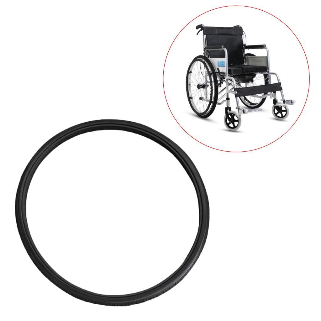 Wheelchair Tires Solid, Wheelchair Tire Replacement, Black Solid