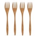 thumbnail image 1 of 4pcs Salad Stirring Fork Lightweight Household Cooking Tool Wooden Kitchenware, 1 of 8