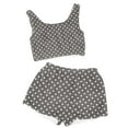 thumbnail image 4 of Conjunto de pijama de terciopelo de doble cara para mujer, para casa, invierno, 1 camiseta + 1 pantalón, camiseta y pantalón de poliéster., 4 of 6