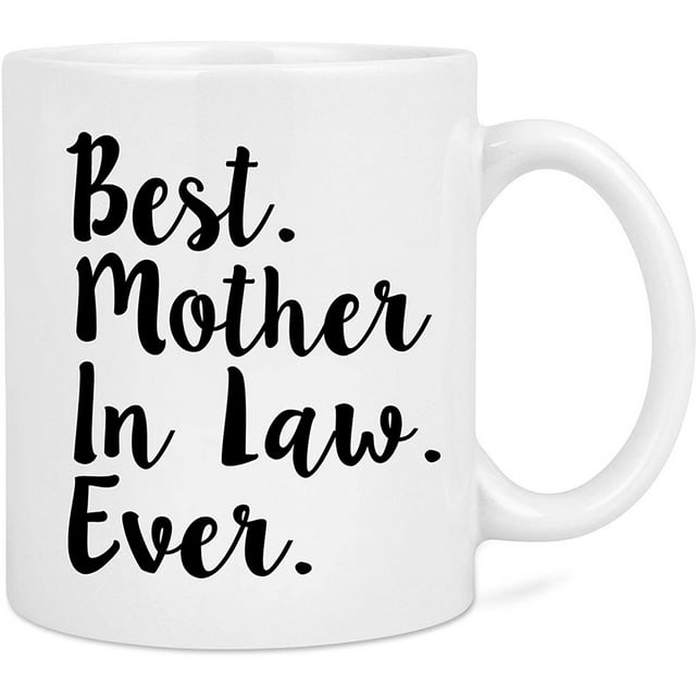 Regalos para la suegra - Regalos del día de la madre para la nuera Taza - Regalos de cumpleaños para la suegra - Ideas de regalos novedosos para la suegra en el día de la madre, Navidad, Acción de Gracias Ormromra HMHZ303-1