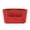 Red, variant on BadPiggies Felt Purse Insert Handbag Tote Bag in Bag Multi-pocket Storage Organizer Fits Speedy Neverfull (Beige)