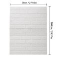 thumbnail image 5 of Papel tapiz autoadhesivo 3D de 70 cm x 1/5/10 m, pegatinas de pared de ladrillo impermeables continuas para sala de estar, dormitorio, habitación de los niños, decoración del hogar, 5 of 5