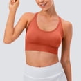 thumbnail image 2 of JIUIKE Débardeurs pour Femmes avec Soutien-Gorge Intégré Dos Nageur Sans Manches Col Rond Crop Top de Yoga Course Gym Soutiens-Gorge de Sport, 2 of 8
