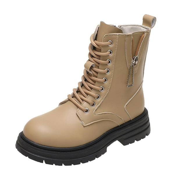 Botines de mujer Botines cortos Antideslizantes Botas de moto