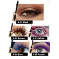 thumbnail image 6 of BEUKING Purple Mascara for Eyelashes, Colored Waterproof Mascara Long Lasting Thick Eye Lash Mascara, 5D Silk Fiber Lash Mascara Smudge-Proof Volumizing, Color Party Stage Use (#5 Purple), 6 of 8