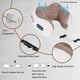thumbnail image 4 of Masajeador cervical y de cuello, masajeador cervical con 3 niveles de fuerza y ​​3 modos, cojín de masaje eléctrico para dolores cervicales, recargable por USB BRILLAR Rojo Verde, 4 of 5