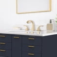 thumbnail image 2 of MAYEERTY 2-Handle 3-Hole 6-16" Widespread Bathroom Sink Faucet with Drain & Ceramic Discs, Brushed Gold, 2 of 7