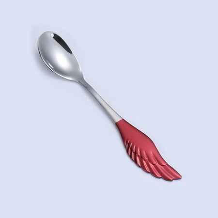 

304 Stainless Steel Creative Lovers Coffee Spoon Valentine s Day Dessert Spoon Fork Gift Tableware
