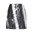 thumbnail image 5 of LEBONYARD Women's Versatile Yoga Skort,Women's Summer Gradient Print Pleated Tennis Skirts Stretchy Yoga Fake Two Piece Shorts Skirt Black XL, 5 of 7