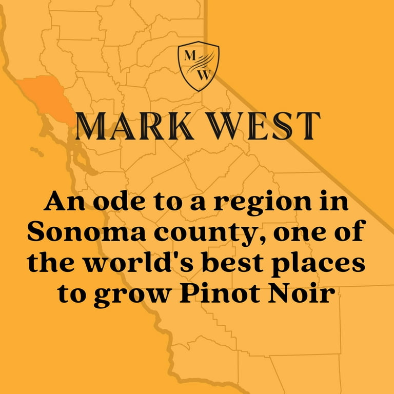 Mark West Pinot Noir Red Wine, California, 750ml Glass Bottle