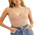 thumbnail image 1 of PENGXIANG Women Spaghetti Strap Camisole Solid Color U-Neck Sleeveless Sling Tank Tops Basic Tops, 1 of 4