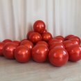 thumbnail image 5 of Chrome Red Balloons 12 inch Metallic Latex Balloons Double Layered Birthday Wedding Party Decorations 53 pcs, 5 of 6
